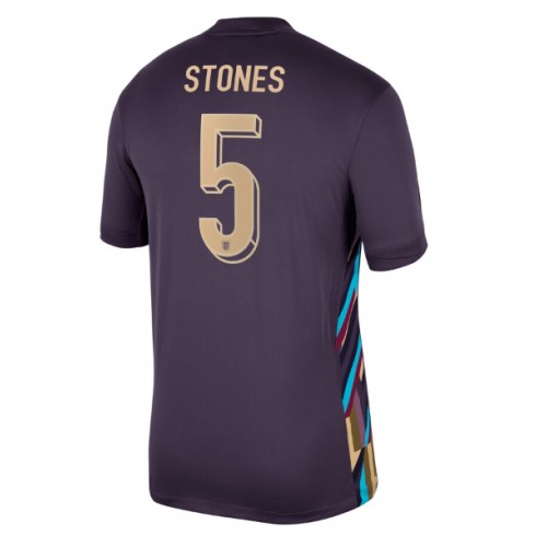 Pánský Fotbalový dres Anglie John Stones #5 ME 2024 Venkovní Krátký Rukáv